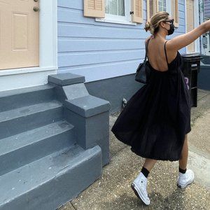 Black All Saints Tent Dress